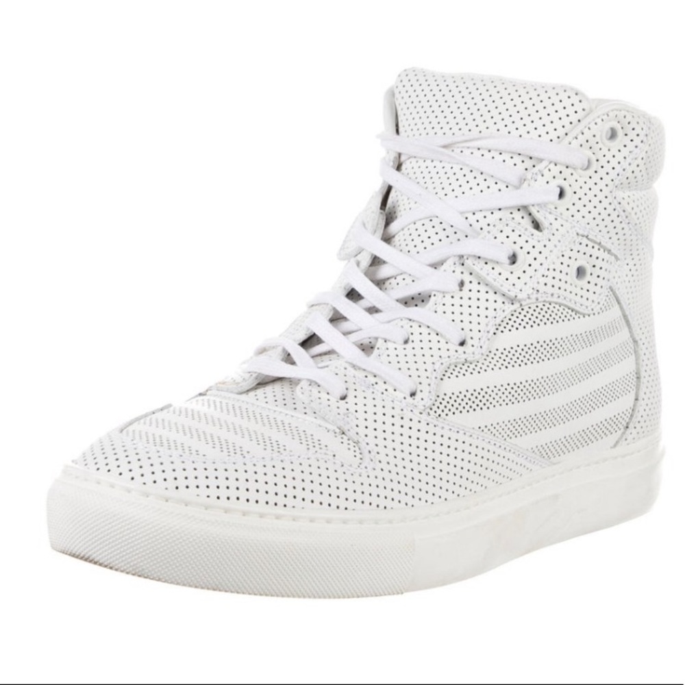 Balenciaga: perforated high top sneakers size 8 / 41